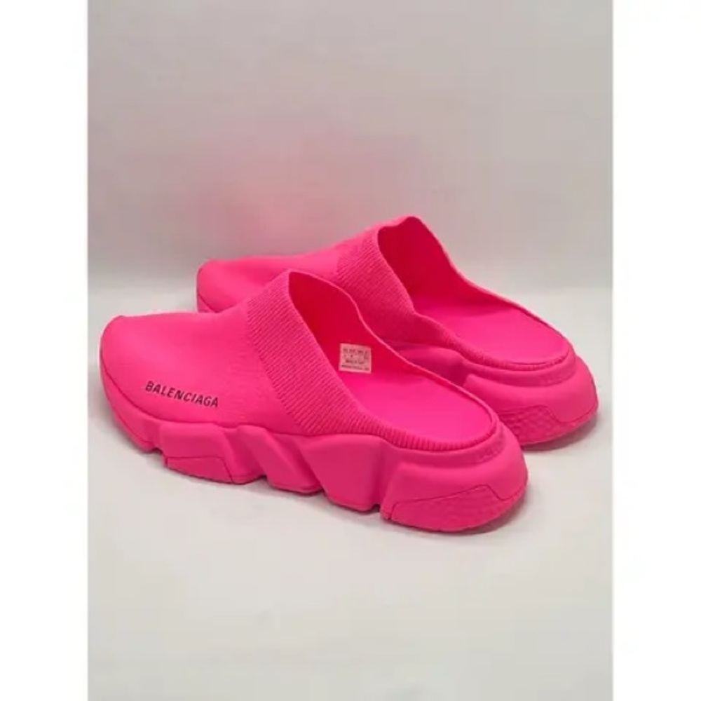 Balenciaga Pink Slip on Shoes